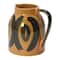 Hello Honey® 6" Brown & Black Decorative Hand Painted Stoneware Pitcher